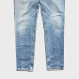 Levi's 512 Jeans Mens 32x30 Slim Fit Taper Leg Light Wash Distressed Faded Denim Pants