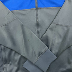 Nike Sportswear Sweatshirt Mens Medium Gray Swoosh Full Zip Tracksuit Top