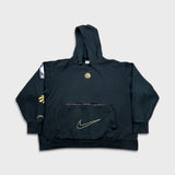 Nike Toronto Raptors Hoodie Mens 3XL Black City Edition Courtside NBA Basketball Hooded Sweater