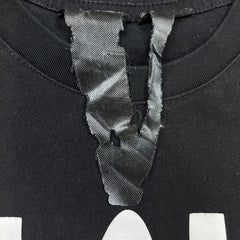 VLONE x Fragment Design T Shirt Mens Medium Black Lightning Bolt Staple Tee
