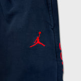 Vintage Nike Jordan Flight Sweatpants Mens 2XL Black Y2K Sportswear Straight Jogger