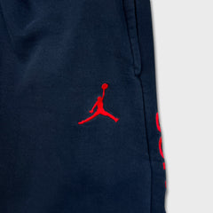 Vintage Nike Jordan Flight Sweatpants Mens 2XL Black Y2K Sportswear Straight Jogger