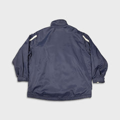 Vintage 90s Nike Sportswear Jacket Mens XL Blue Swoosh Full Zip Bomber Coat