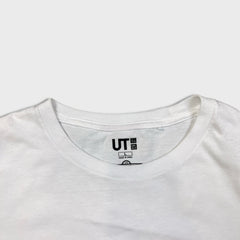 KAWS x Uniqlo x Sesame Street Cookie Monster Pocket Tee Mens Large White T Shirt