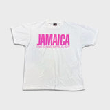 Vintage 90s Jamaica T Shirt Mens XL White Feel All Right Single Stitched Tee