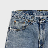 Vintage 90s Levi's 516 Jeans Mens 32x30 Blue Slim Fit Straight Leg Light Wash Denim Pants
