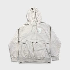 Nike Sportswear Georgetown Hoyas Hoodie Mens Large Beige 1/2 Zip University NCAA