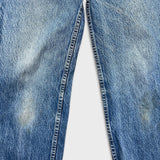 Vintage 90s Levi's 619 Jeans Mens 32x34 Orange Tab Medium Wash Slim Straight