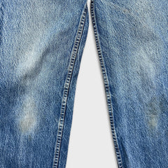 Vintage 90s Levi's 619 Jeans Mens 32x34 Orange Tab Medium Wash Slim Straight
