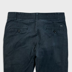 Dickies Pants Mens 34x32 Black Flex Straight Fit Workwear Casual Chino Trousers