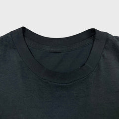 Vintage 90s Blank Pocket T Shirt Mens XL Black Single Stitch Faded Distressed Tee