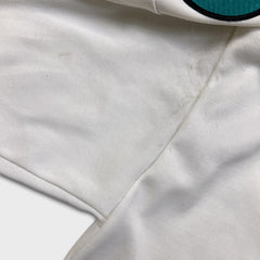 Vintage 90s CCM San Jose Sharks Jersey Mens Large White Distressed NHL Hockey