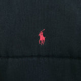 Vintage 90s Polo Ralph Lauren Vest Mens XL Black Pony Full Zip Jacket