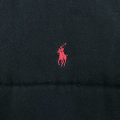 Vintage 90s Polo Ralph Lauren Vest Mens XL Black Pony Full Zip Jacket