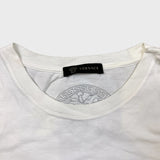 Versace T Shirt Mens Medium White Spell Out Medusa Logo Short Sleeve Tee