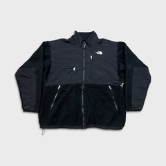 Vintage 90s The North Face Denali Fleece Jacket Mens 2XL Black Polartec Full Zip