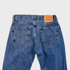 Levi's 505 Jeans Mens 32x32 Blue Regular Fit Straight Leg Medium Wash Denim Pants
