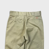 Dickies 874 Pants Mens 32x32 Beige Original Fit Workwear Casual Chino Trousers