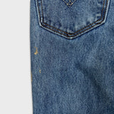 Levi's 550 Jeans Mens 30x27 Blue Relaxed Fit Straight Leg Light Wash Baggy Denim Pants