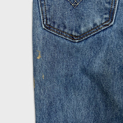 Levi's 550 Jeans Mens 30x27 Blue Relaxed Fit Straight Leg Light Wash Baggy Denim Pants