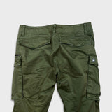G-Star Raw Pants Mens 34x34 Green Rovic Zip 3D Straight Tapered Utility Cargo