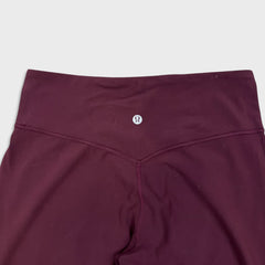 Lululemon Align Jogger 28" Womens Size 6 Red Cassis Nulu High Rise Yoga Leggings