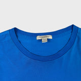 Burberry Brit T Shirt Mens Medium Blue Equestrian Knight Logo Casual Tee