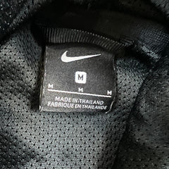 Nike Cozy Basketball Fleece Mens Medium Black High Pile Sherpa Hooded Jacket