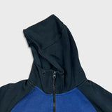 Nike Tech Fleece Hoodie Mens Medium Blue Sport Swoosh Full Zip Hooded Sweater