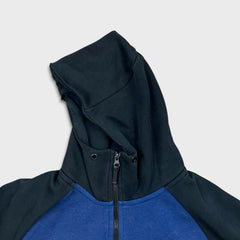Nike Tech Fleece Hoodie Mens Medium Blue Sport Swoosh Full Zip Hooded Sweater