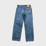 Levi's 550 Jeans Mens 30x27 Blue Relaxed Fit Straight Leg Light Wash Baggy Denim Pants