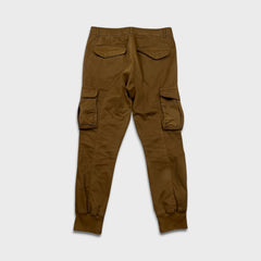 Simons Pants Mens 32x28 Brown Stretch Utility Taper Leg Cargo