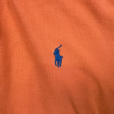 Polo Ralph Lauren Shirt Mens XL Orange Pony Cotton Casual Preppy Short Sleeve