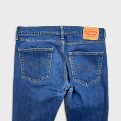 Levi's 502 Jeans Mens 36x32 Blue Regular Taper Fit Stretch Medium Wash Denim Pants