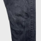 Levi's 512 Jeans Mens 36x32 Black Slim Taper Leg Dark Wash Mid Rise Stretch Denim Pants