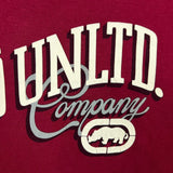 Vintage Y2K Ecko Unltd T Shirt Mens Large Red The Classic Graphic Short Sleeve Tee
