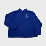 Vintage Y2K Disney Fleece Womens Large Blue Minnie Mouse 1/4 Zip Jacket