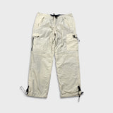 Vintage 90s Chaps Ralph Lauren Track Pants Mens Large Beige Tech Cargo