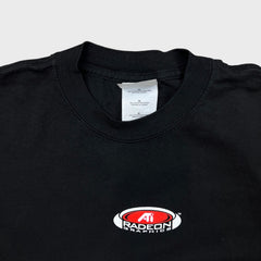 Vintage Y2K ATI Radeon Graphics T Shirt Mens Medium Black Promo Distressed Tee