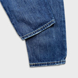 Levi's 501 Jeans Mens 32x31 Blue Original Fit Straight Distress Medium Wash Denim Pants