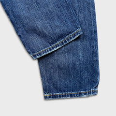 Levi's 501 Jeans Mens 32x31 Blue Original Fit Straight Distress Medium Wash Denim Pants