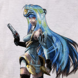 Vintage 2003 Namco Xenosaga T Shirt Mens XL White Episode 1 KOS-MOS Der Wille zur Macht Video Game Tee