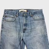 Vintage Y2K Levi's 505 Jeans Mens 36x30 Blue Regular Fit Straight Leg Light Wash Faded Pants