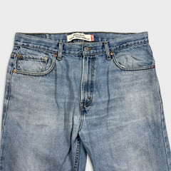 Vintage Y2K Levi's 505 Jeans Mens 36x30 Blue Regular Fit Straight Leg Light Wash Faded Pants