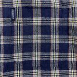 Vintage 90s Chaps Ralph Lauren Shirt Mens Medium Blue Plaid Flannel Button Up