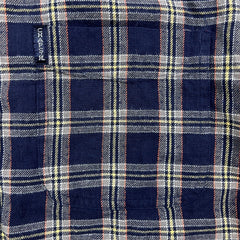 Vintage 90s Chaps Ralph Lauren Shirt Mens Medium Blue Plaid Flannel Button Up