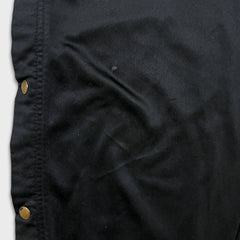Vintage 90s Champion Track Pants Mens Medium Black USA Tear Away Athletic Jogger