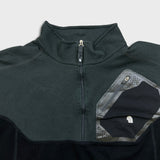 The North Face Fleece Mens XL Black Flight Series 1/4 Zip Outdoor Hiking Jacket