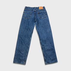 Levi's 550 Jeans Mens 33x32 Blue Relaxed Fit Straight Leg Medium Wash Baggy Denim Pants