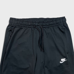 Nike Sportswear Track Pants Mens Large Black Swoosh Taper Leg Athletic Jogger